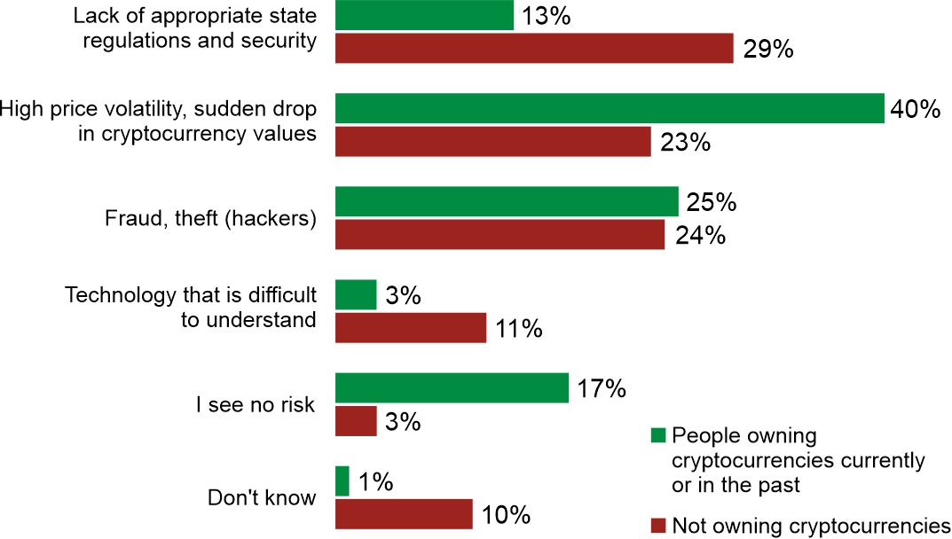 Figure 5. What do you think is the biggest risk in buying and owning cryptocurrencies?