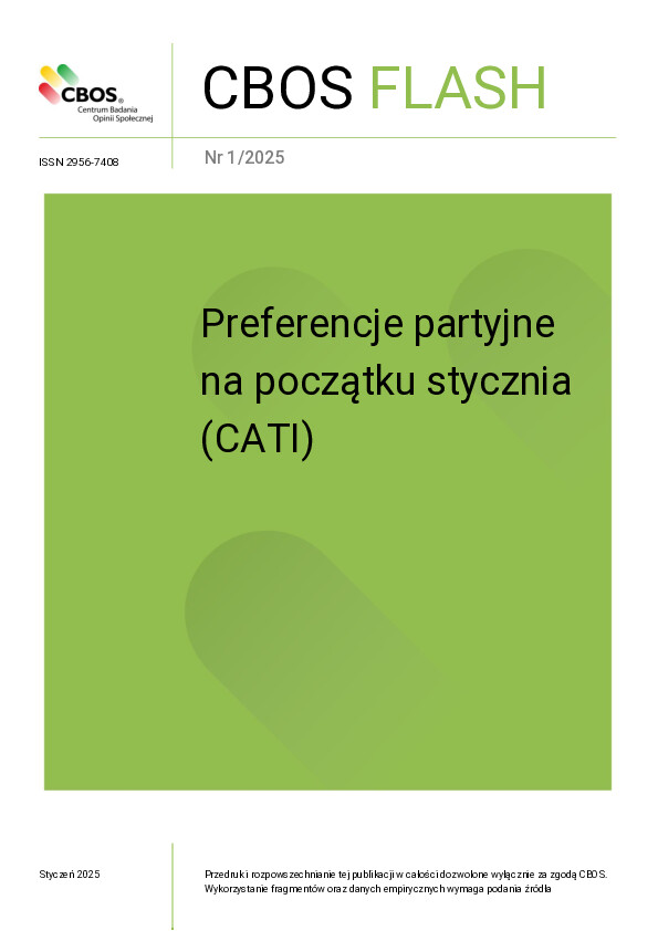 Okładka CBOS Flash nr 1/2025