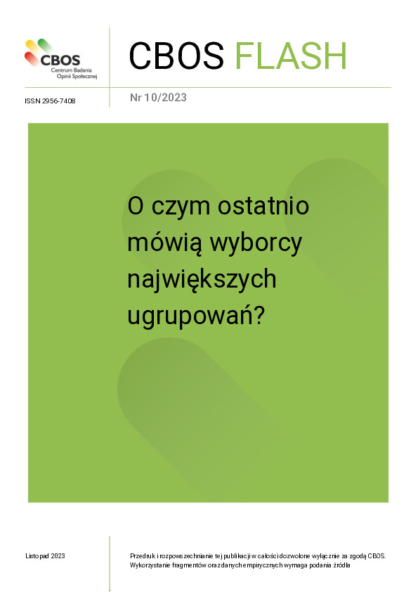 Okładka CBOS Flash nr 10/2023