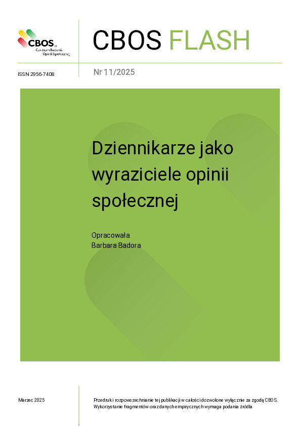 Okładka CBOS Flash nr 11/2025