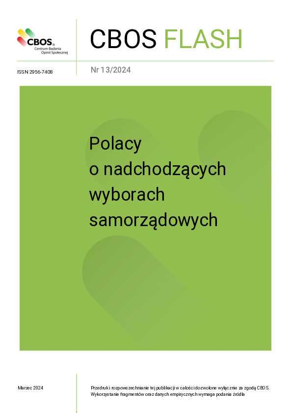Okładka CBOS Flash nr 13/2024