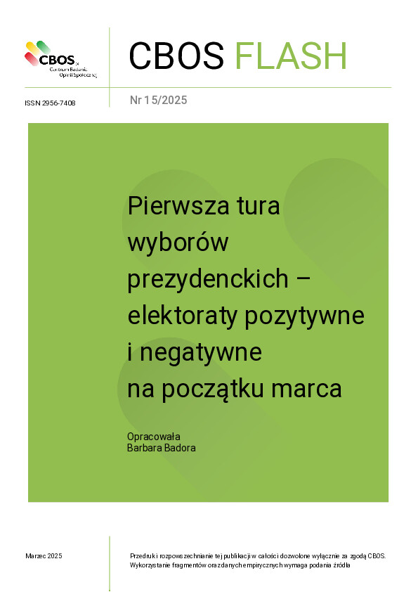 Okładka CBOS Flash nr 14/2025