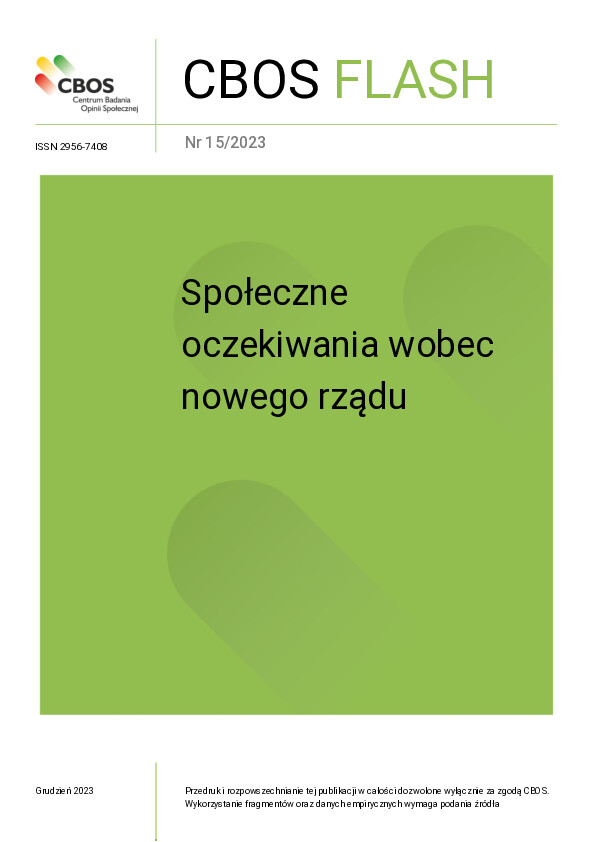 Okładka CBOS Flash nr 15/2023