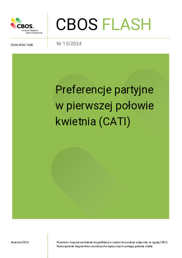 Okładka CBOS Flash nr 15/2024