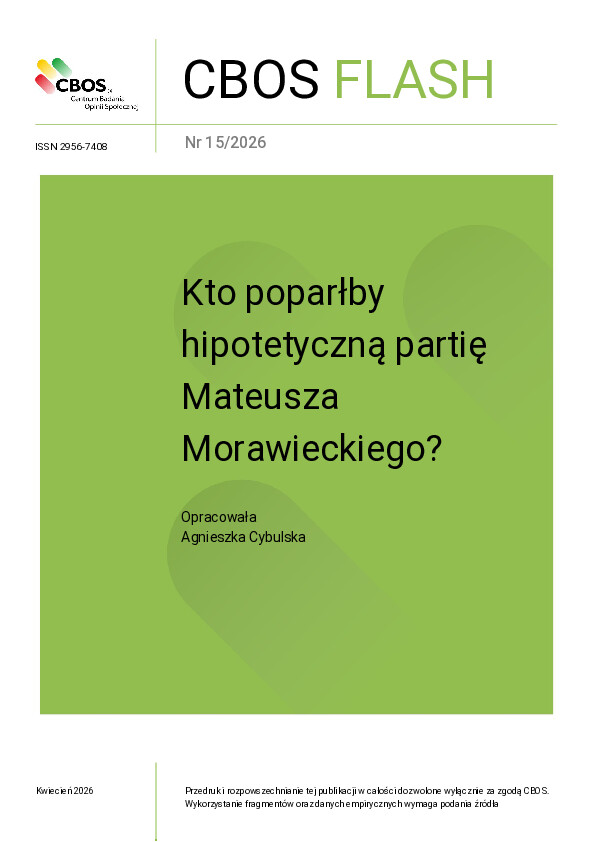 Okładka CBOS Flash nr 15/2026
