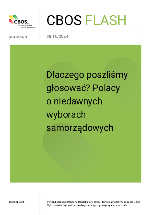 Okładka CBOS Flash nr 16/2024