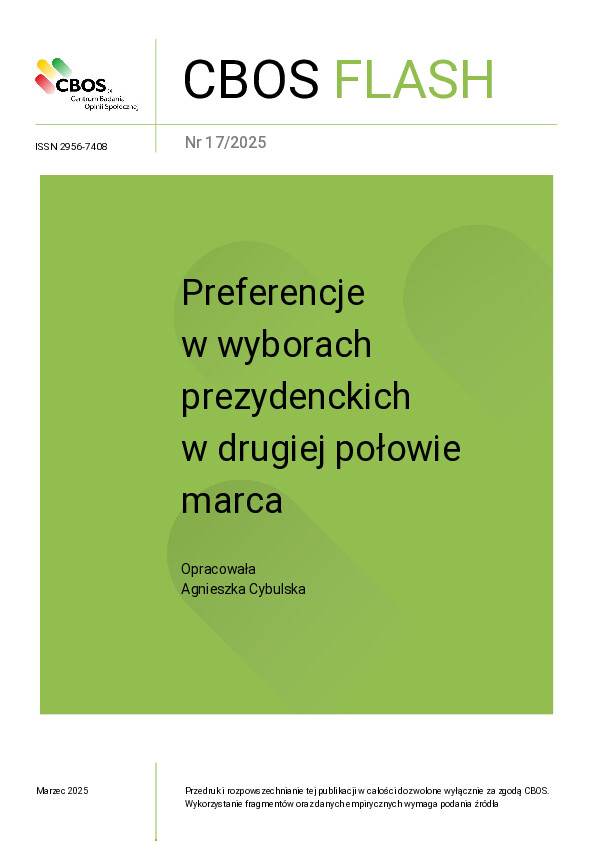 Okładka CBOS Flash nr 17/2025