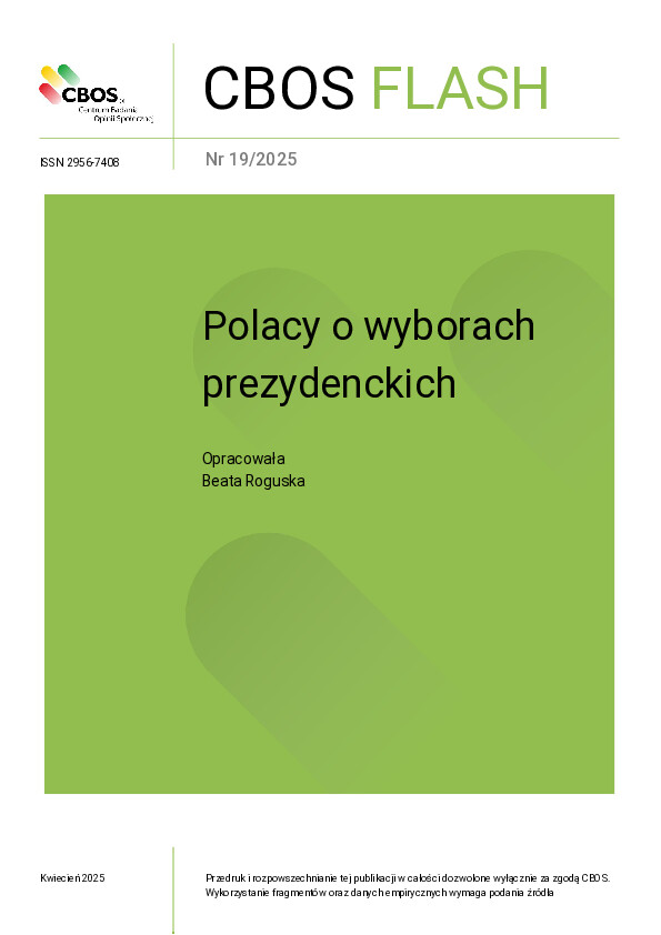 Okładka CBOS Flash nr 19/2025