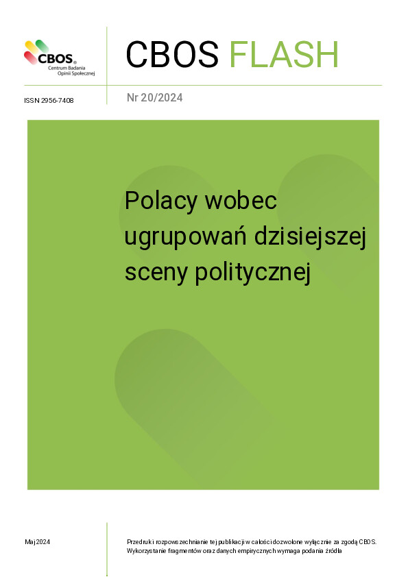 Okładka CBOS Flash nr 20/2024