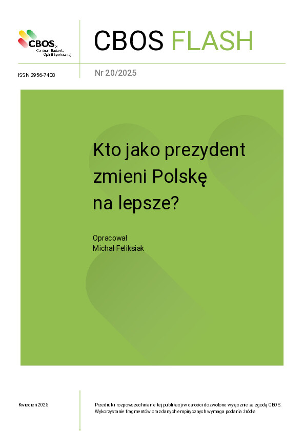 Okładka CBOS Flash nr 20/2025
