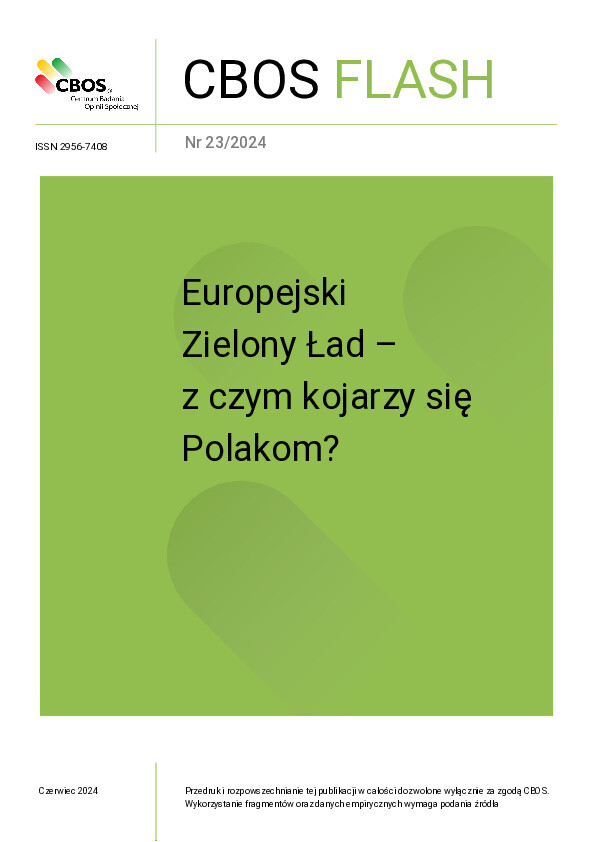 Okładka CBOS Flash nr 23/2024