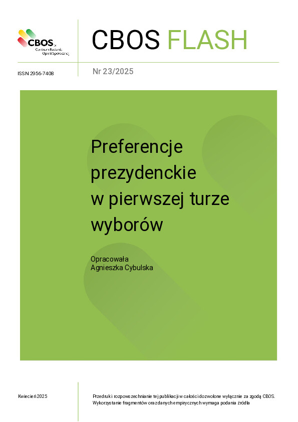 Okładka CBOS Flash nr 23/2025