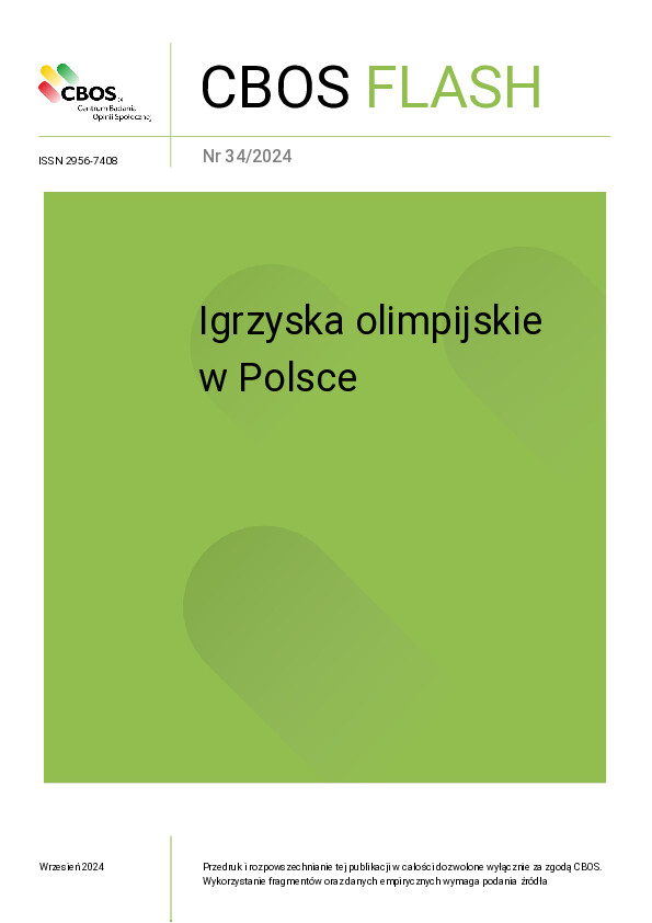 Okładka CBOS Flash nr 34/2024