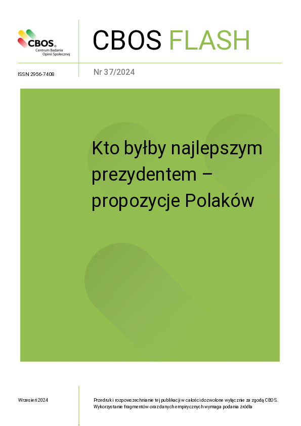 Okładka CBOS Flash nr 37/2024