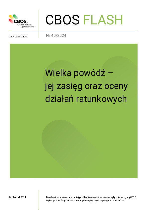 Okładka CBOS Flash nr 40/2024