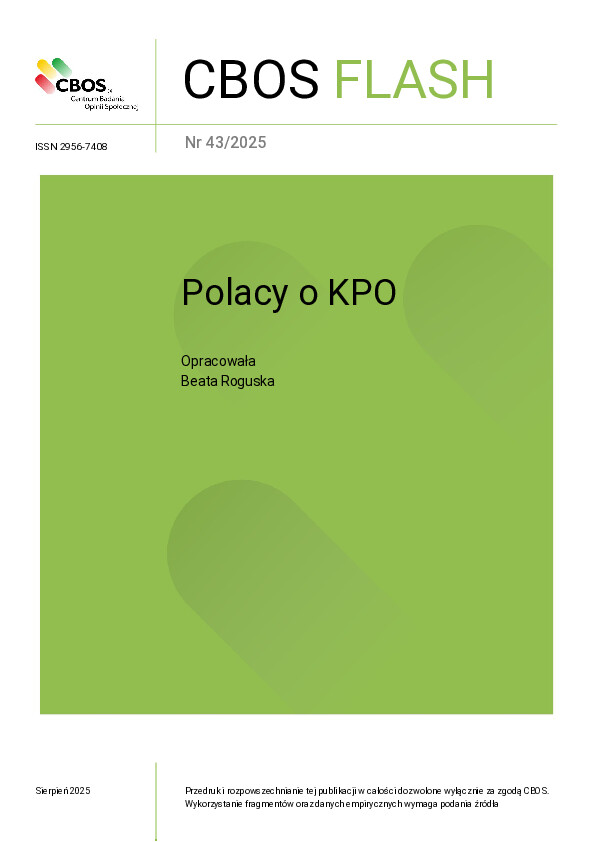 Okładka CBOS Flash nr 43/2025