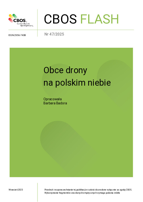 Okładka CBOS Flash nr 47/2025