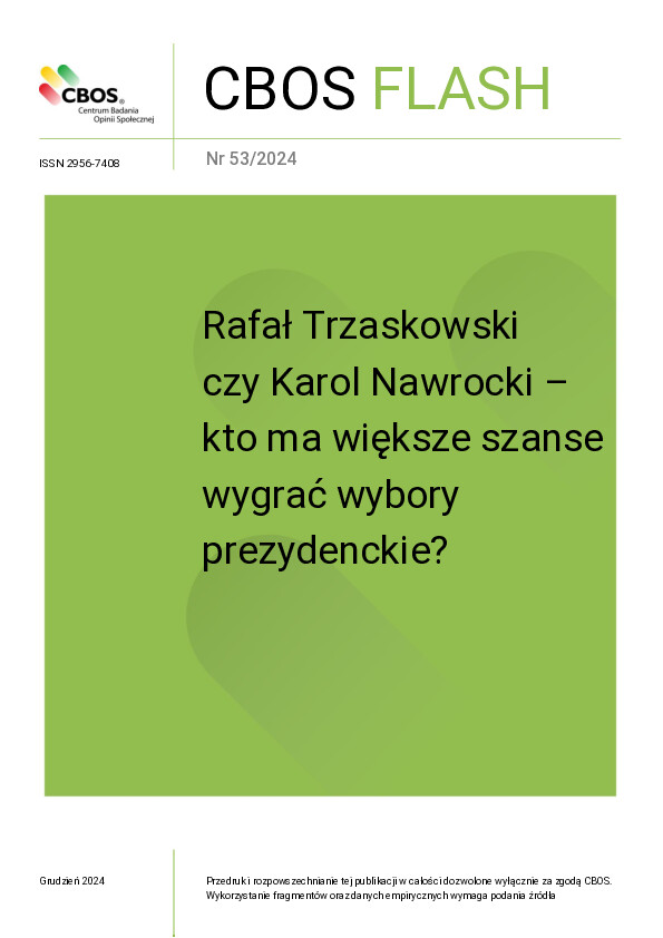 Okładka CBOS Flash nr 53/2024
