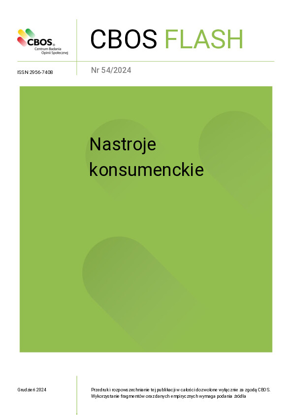 Okładka CBOS Flash nr 54/2024