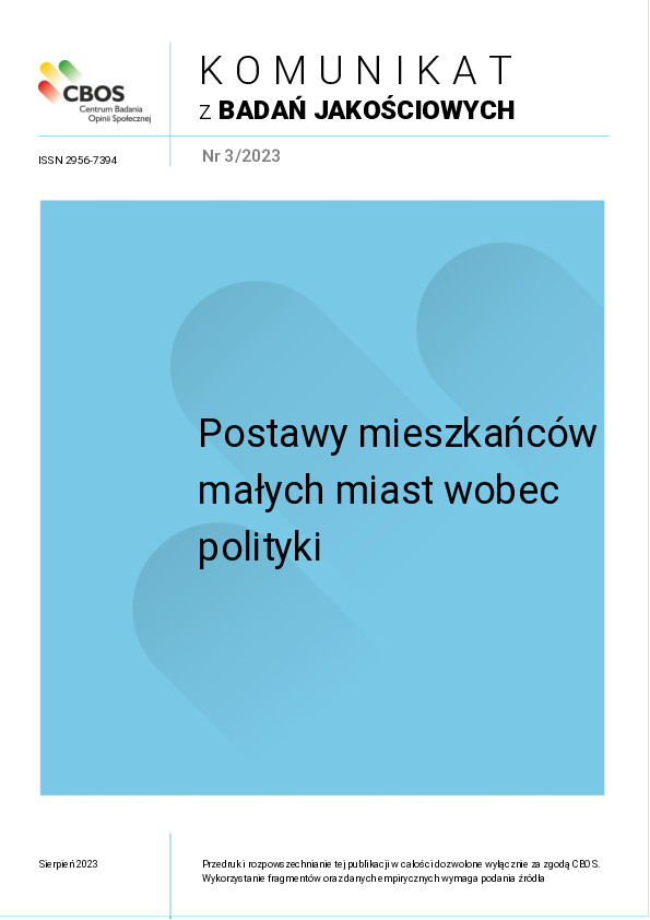 Okładka CBOS Fokus nr 3/2023