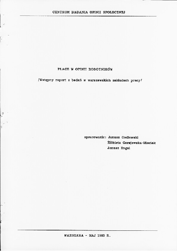 Okładka komunikatu 06/83