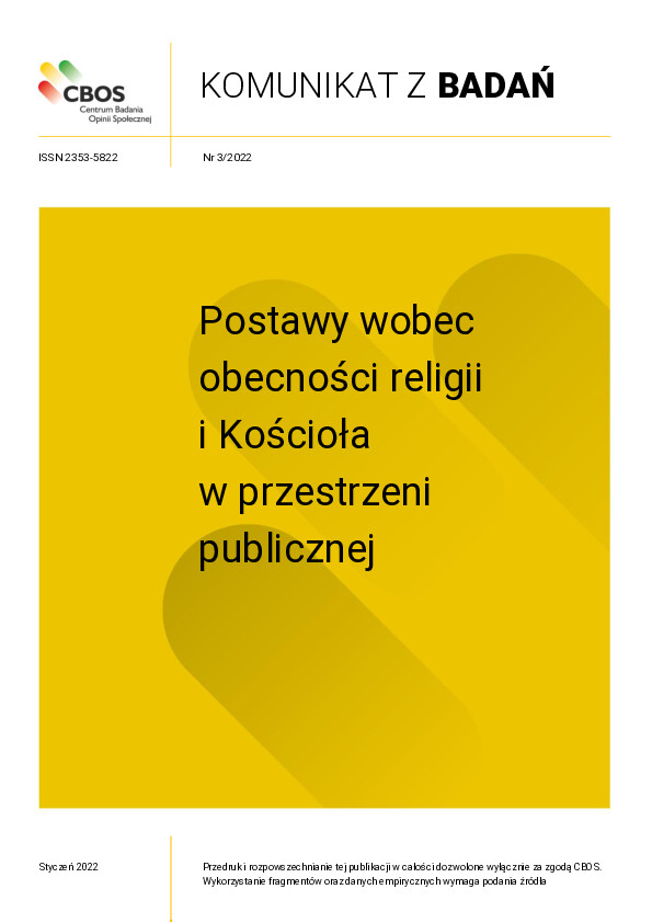 Okładka komunikatu Nr 3/2022