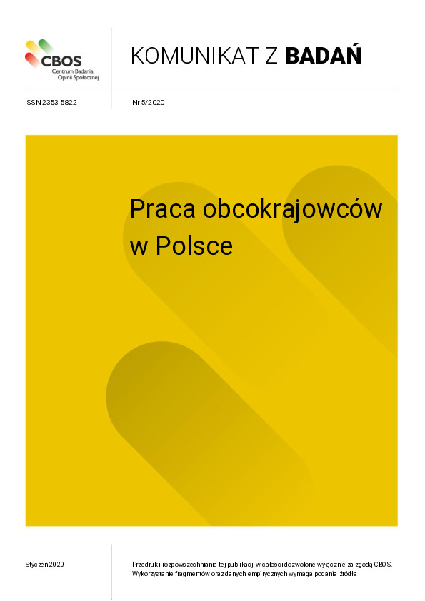 Okładka komunikatu Nr 5/2020