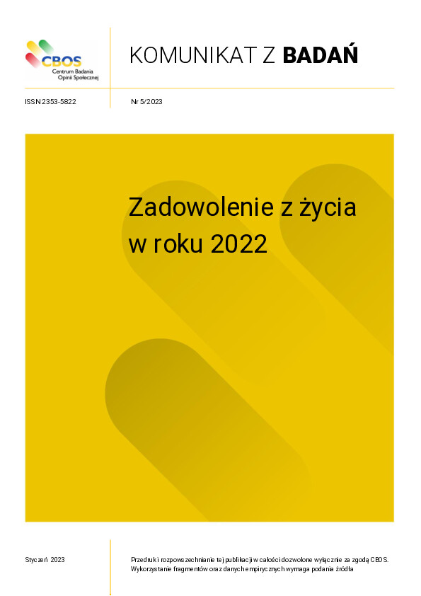 Okładka komunikatu Nr 5/2023