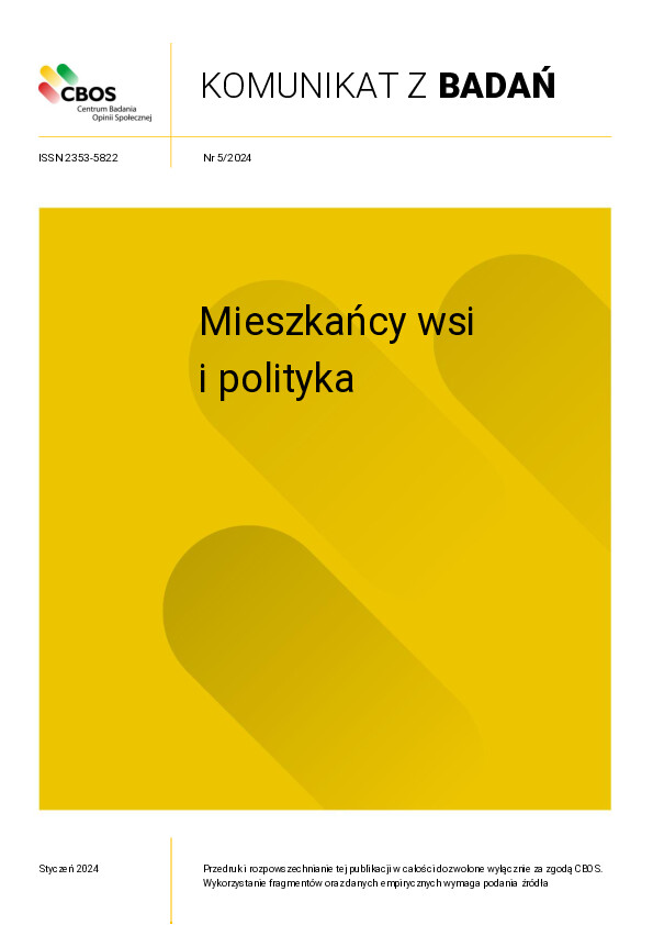 Okładka komunikatu Nr 5/2024