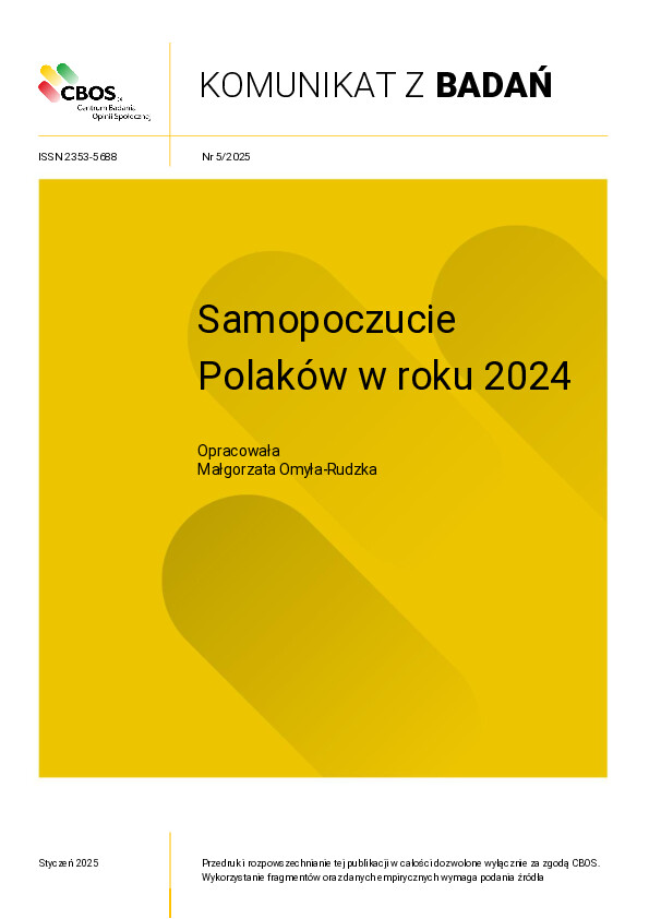 Okładka komunikatu Nr 5/2025