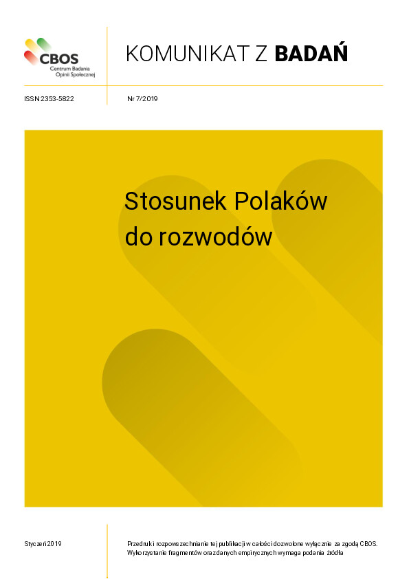 Okładka komunikatu Nr 7/2019