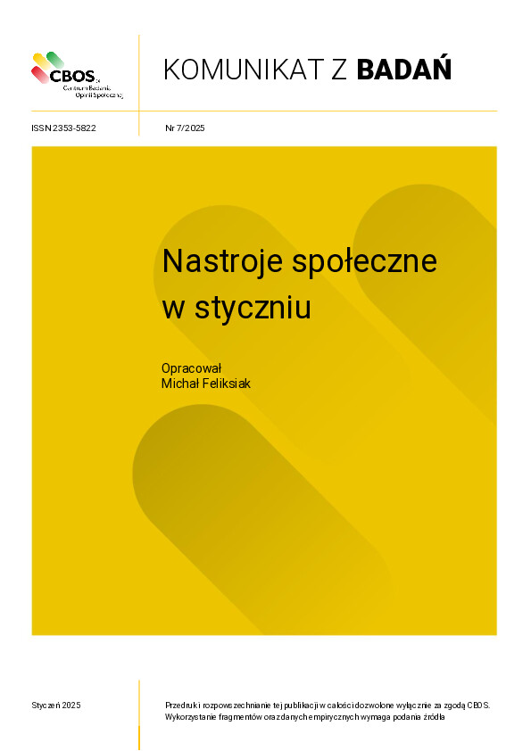 Okładka komunikatu Nr 7/2025