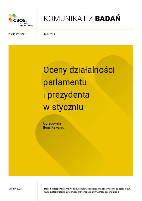 Okładka komunikatu Nr 9/2025