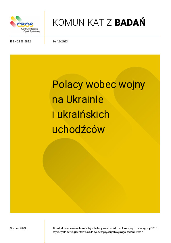 Okładka komunikatu Nr 12/2023