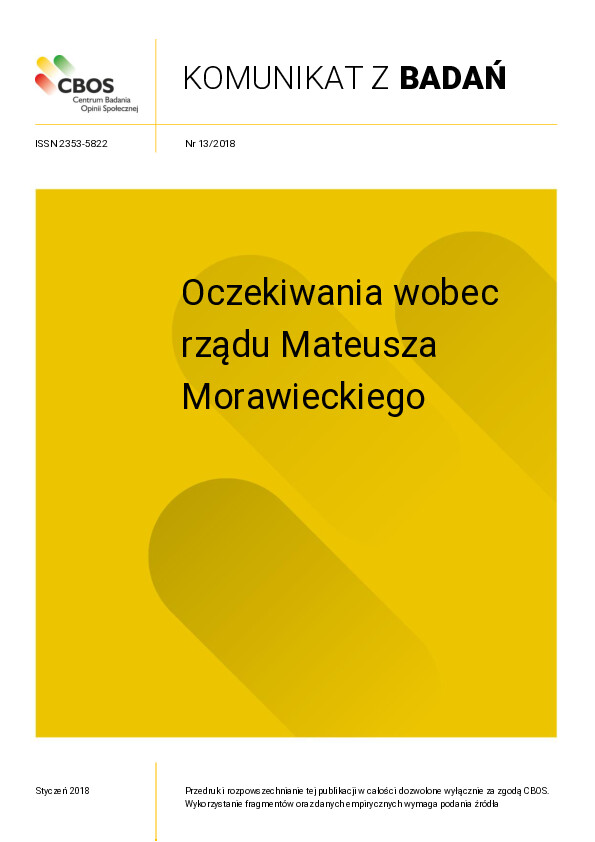 Okładka komunikatu Nr 13/2018