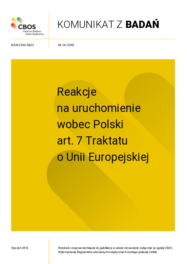 Okładka komunikatu Nr 14/2018