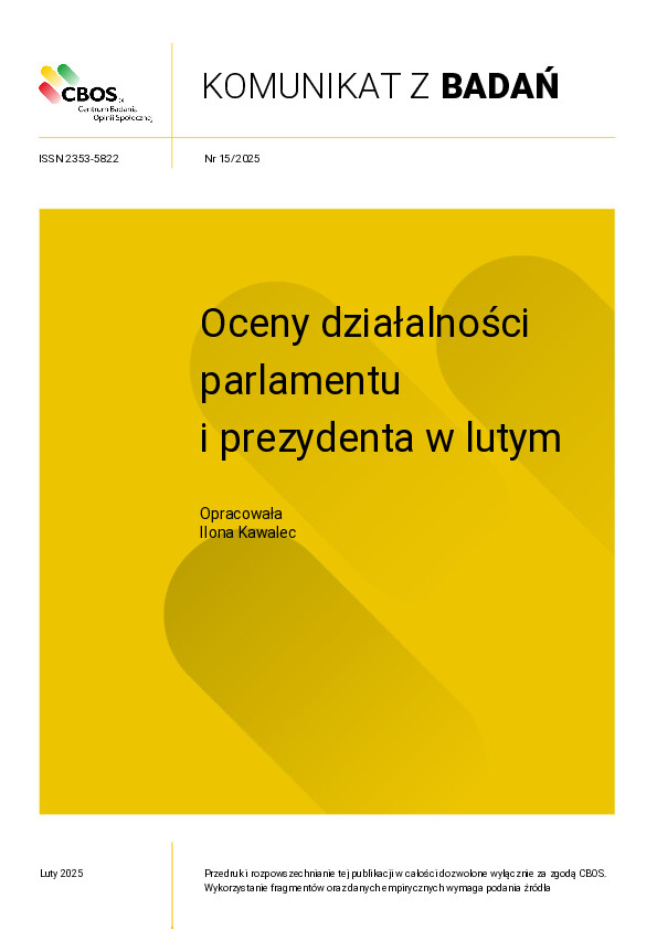 Okładka komunikatu Nr 15/2025