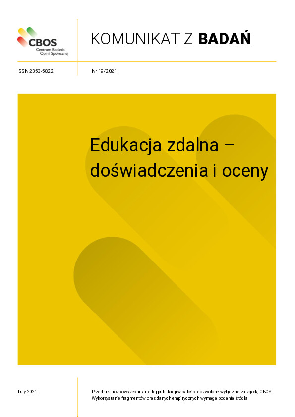 Okładka komunikatu Nr 19/2021