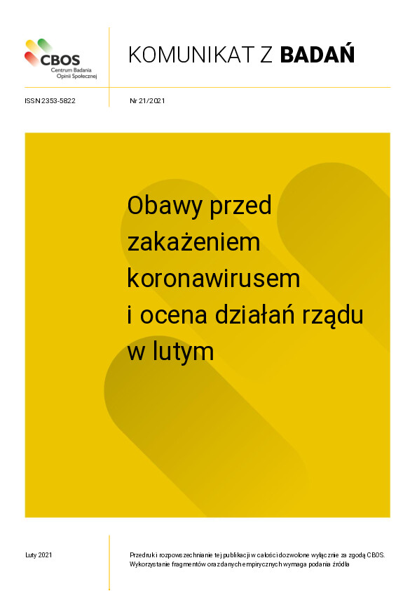Okładka komunikatu Nr 21/2021