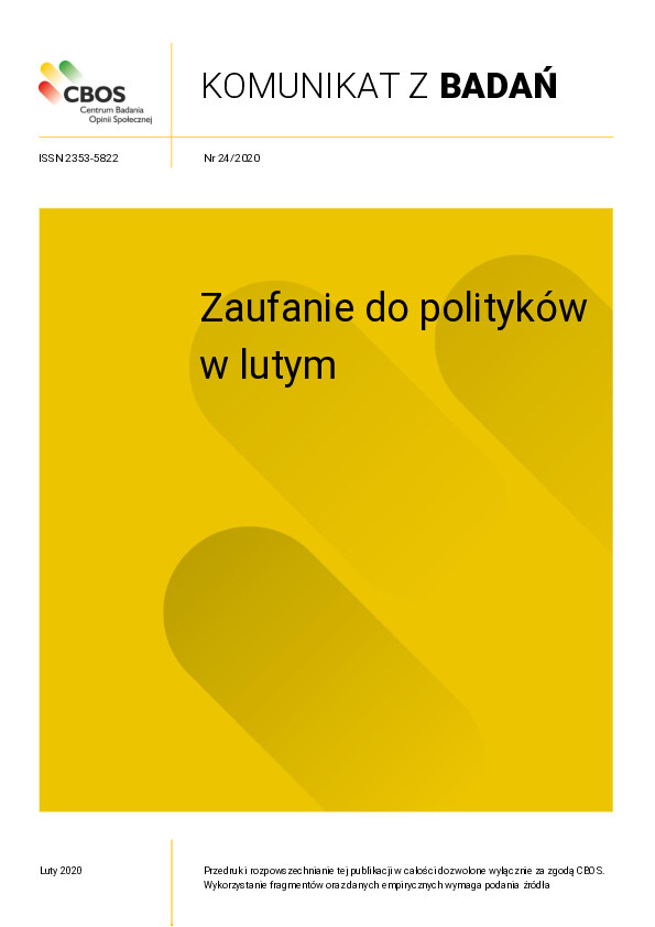 Okładka komunikatu Nr 24/2020
