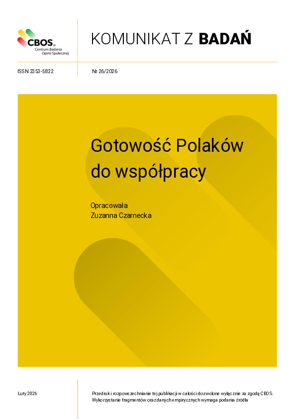 Okładka komunikatu Nr 26/2026