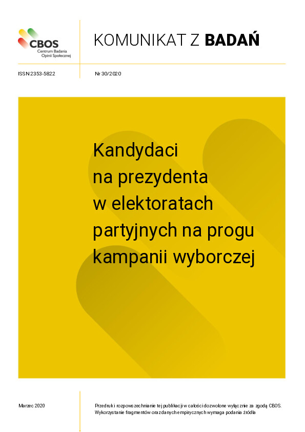 Okładka komunikatu Nr 30/2020