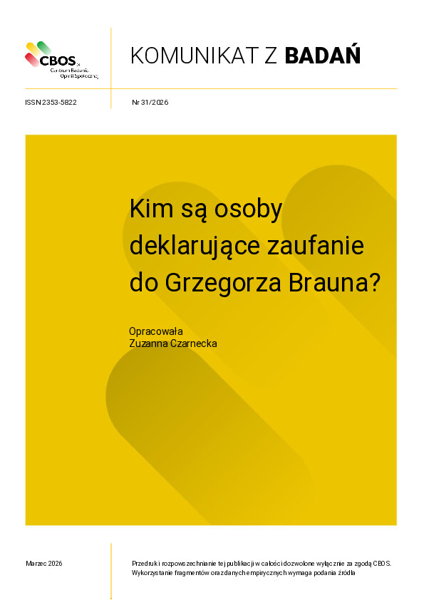 Okładka komunikatu Nr 31/2026