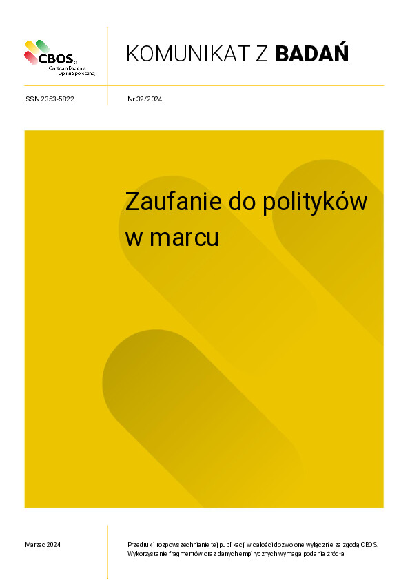 Okładka komunikatu Nr 32/2024