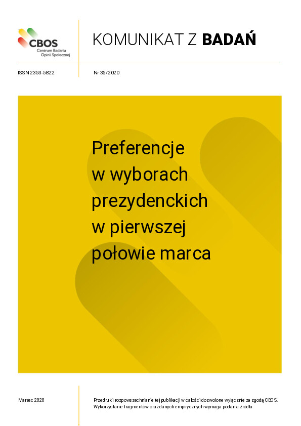 Okładka komunikatu Nr 35/2020