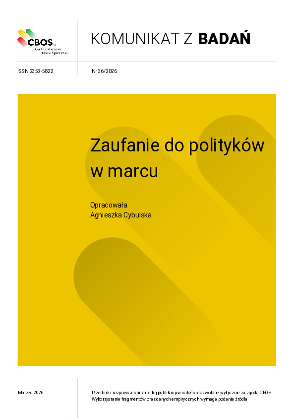 Okładka komunikatu Nr 36/2026