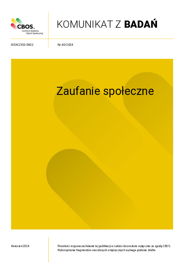Okładka komunikatu Nr 40/2024