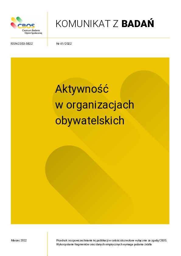 Okładka komunikatu Nr 41/2022