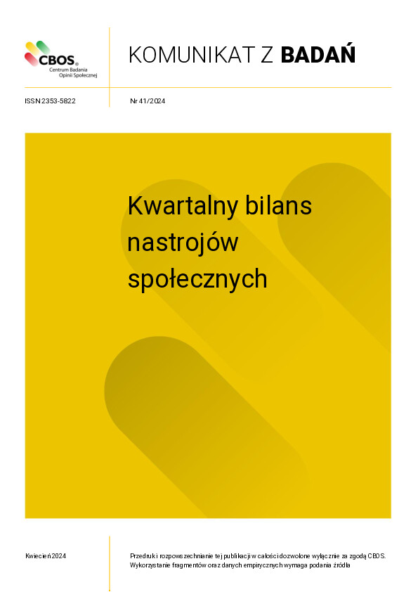 Okładka komunikatu Nr 41/2024
