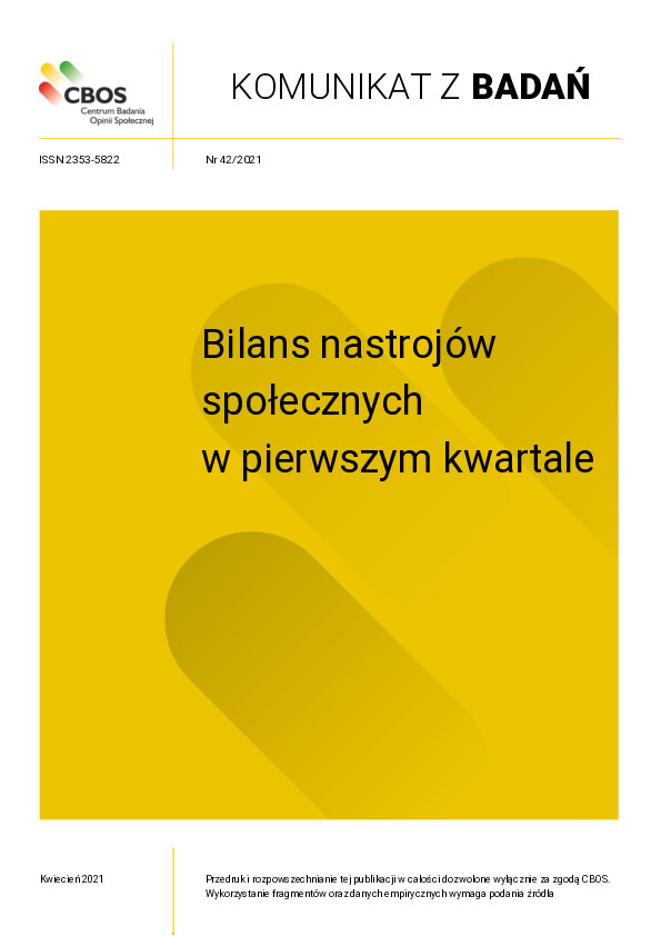 Okładka komunikatu Nr 42/2021